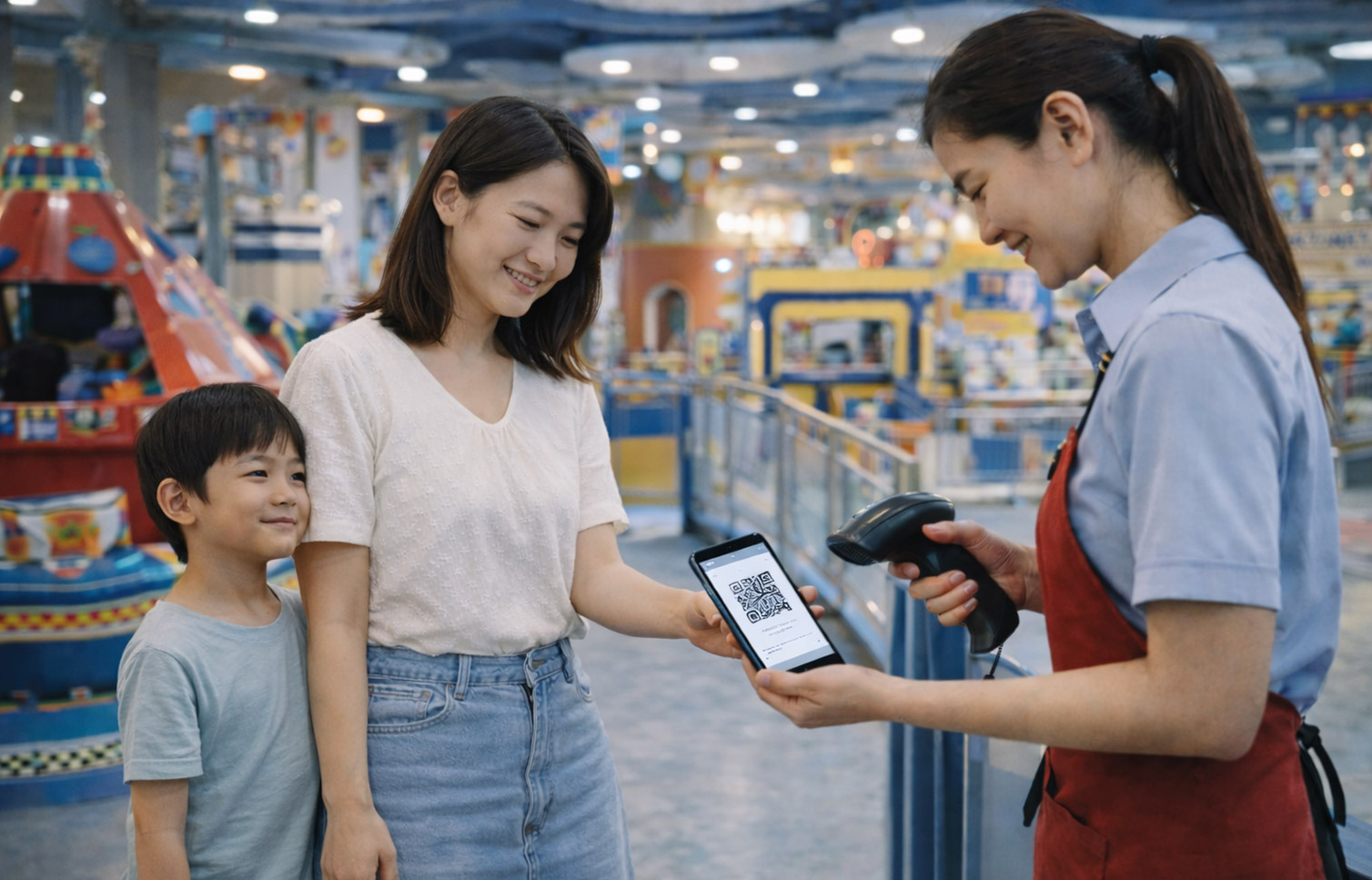 用電子票券消費情境圖