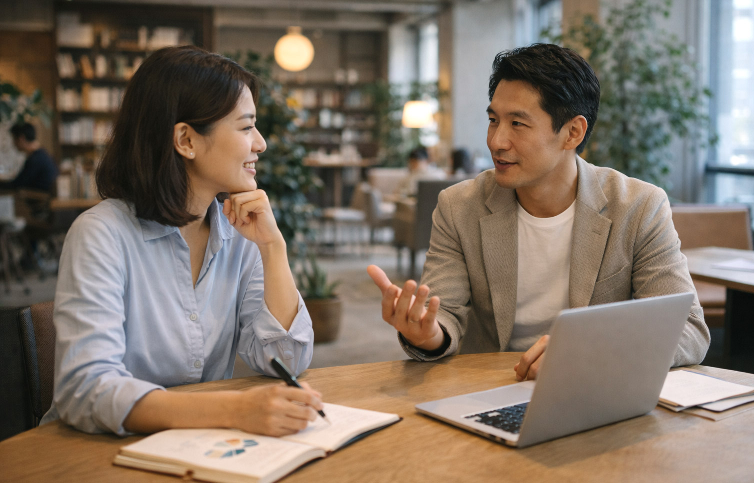 顧問一對一量身陪伴情境圖